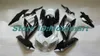 Kit de carénage en moulage par Injection pour SUZUKI GSXR600 750 K8 08 09 GSXR600 GSXR750 2008 2009, ensemble de carénages noir et blanc SA87