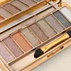 Lameila Dazzle Bright 9 Color Eyeshadow Palette Mousse Earthy Nude Eye Shadow Paletter Black Smokey Eyes Makeup