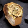 NAVIFORCE Men Fashion Sport Quartz 24 Hour Clock Mens Watches Top Brand Luxury Waterproof Gold Wrist Watch Relogio Masculino173K