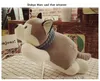 Cartoon Lying Husky Plush Stuffed Dog Big Toys 60CM Huskie Dog Doll Lovely Animal Children Birthday Gift Corgi Plush Pillow