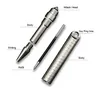 TC4 Titanium Alloy Key chain Tactical Pen Pocket Signature Ballpoint Broken Windows Outdoor Self defense Survival Gear EDC283v