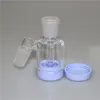 Hopah Glass Reclaim Ash Catcher Handmake med 14mm Joint Quartz Banger Nail Silicone Container för Dab Rig Bong