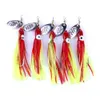 15pcs soft Octopus replacement Skirts 7.5g fully luminous squid rigs trolling lure FISHING SPINNER BAITS (SP026)