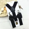 32 färger Kids Suspenders Bow Tie Set för Baby Braces Elastic Y-Back Boys Girls Suspenders Tillbehör Barn Bälten Babyband, Clip-on E