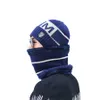 Cappello invernale da uomo Sciarpa Set Lettera lavorata a maglia Berretto invernale caldo Berretti Sciarpe da uomo Scaldacollo Berretti da sci Sciarpe