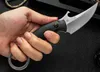 1Pcs Outdoor Survival Straight Knife D2 Satin / Black Stone Wash Blade G10 Full Tang Handle With Kydex