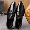 scarpe di cuoio nere da uomo scarpe da uomo italiane aziendali marrone abito da sera scarpe da uomo a punta zapatos oxford hombre chaussure homme mariage