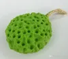 Honeycomb Bath Ball Schwammreinigung Netzbürsten Schwämme Badzubehör Body Wisp Natural Dry Brush Peeling Applikator