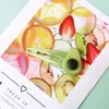 Summer Holiday Fruit Jewelry Funny Avocado Orecchini pendenti per ragazza Creative Food Earring Girlfriend regalo di compleanno