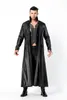 Wholesale-Halloween Adult Mens Vampire Costume Count Dracula Fancy Dress Outfit Cape Killers Leather Club DS Fancy Dress