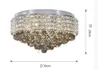 Ściemnialny kryształowy sufit okrągły żyrandol nowoczesny kryształowy oświetlenie led żyrandole żyrandole salon sypialnia spłukiwać montażu sufitowe oprawy Myy