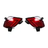 2 pçs led refletor para mazda cx5 cx5 2013 2014 2015 2016 luz da cauda do carro amortecedor traseiro luz de nevoeiro traseira luz freio light6528001