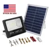 120 W Solar Powered Street Flood Lights 196 LED's 5500 lumen buiten Waterdichte IP65 met afstandsbediening Beveiligingsverlichting voor tuintuin