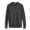 Модная весна осень высококачественный вязаный пуловер Men039s Пони свитер.