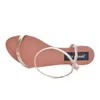 Hot Sale-Hee Grand Dames Sandalen 2017 Nieuwe Patent Lederen Schoenen Vrouw Zomer Slip op Ankelliem Flats Dames Strandschoenen XWZ3702