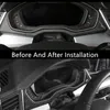 ABS Cruscotto Telaio Decorazione Decalcomanie Car Styling Per Audi Q5 FY 2018 2019 LHD Colore Fibra di Carbonio Accessori Interni