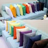 100pcs 17x17 inches 8oz Pure Cotton Dyed Canvas Cushion Cover Solid Colors 100% Cotton Canvas Pillow Cover 100 Colors Stock Available