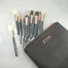 Varumärkesborstar Ställ 15 st / set Professionell Makeup Brush Set Ögonskugga Eyeliner Blandning Penna Kosmetik Verktyg med Väska