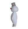 2019 fábrica de desconto quente Frosty Snowman mascote traje de passeio dos desenhos animados Adulto Roupa frete grátis