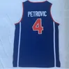 NCAA 4 Drazen Petrovic College Jersey University nosi 10 Drazen Petrovic Men Basketball Ed Mens Jerseys