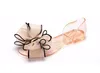 Heißer Verkauf-Frauen 2017 Sweet Peep Toe Big Ribbon Bowtie Knot Transparentes Material Flache Schuhe Frau A7030601