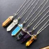 multicolored crystal necklace
