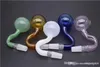 Top-Qualität Farbe Pyrex dickes Glas Ölbrenner Rohr Glasrohre 10mm 14mm 18mm männlich Bubbler Ölbrenner für Bubbler Wasserpfeifen Bong