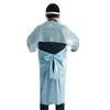 CPE Förkläde Engångsisoleringsklänning Långärmad CPE Protective Gowns Skyddsdräkt 190 * 115cm Engångsförkläde Raincoats KKA7964