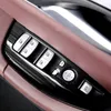 Car Styling Console Condizionatore d'aria Pannello CD Decorazione Copertura Trim Adesivo per BMW X3 G01 X4 G02 Accessori interni neri