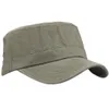 Mens Men039S Summer 100 Cotton Outdoor Sports Running Cadet Flat Top Twill Corps Peaked Military Army Travel Baseball Cap Hat 34786830559