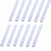 Tubos de LED de 8 pés, 45W (equivalente a 100W), desvio para o lastro, 100-305V/ac, 4500 lúmens, 6000k Cool White, Substitua T8 T10 T12 Tubo fluorescente 4