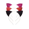 Cat Ears Headband Cute Lovely Glitter Cat Ear Headwear Glitter Hair Bands Headbands Head Hoop Clasps LX1407