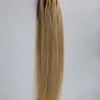 Micro boucle anneau cheveux naturel noir Remy pointe cheveux 100g droites extensions de cheveux humains Micro perle européen Hair1 G / brin