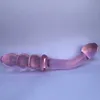 Różowe kolory szklane dildos fałszywe zabawki seksualne dla kobiet masturbacja dla dorosłych Toys1359855