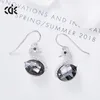 Fashion-S925 Silver Biżuteria Zestaw z Swarovski Element Crystal Swan Naszyjnik Ear Paznokcie