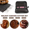 Freeshipping Carving Cutter Manual Diy Tools Walnut Olive Wood Carving Chisel Wood Handle