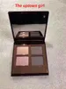 Märke 4 Färg Ögonskugga Palette Färgkodade Ögon Skuggor Glamourmusen Uptown Girl Dolce Vita Vintage Vamp