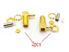 100 stks RP-SMA Vrouwelijke Jack Mannelijke Pin Crimp voor RG174 RG316 Kabel RF-connector Groothandel