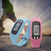 Podomètre numérique LED montre multi intelligente silicone course étape Distance de marche compteur de calories montre Bracelet électronique coloré Pedo7260918