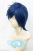 Rei Ryugazaki corto azul negro mezcla Cosplay peluca + redecilla de regalo