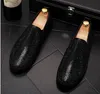 2020 Handmade Black blue Rhinestone Men's Suede Loafers Wedding Party Men Shoes Luxury Gold Noble Elegant Dress Shoes for Men BM980