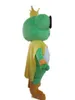 Factory 2019 Hot A Big Eyes Frog Mascot -kostuum voor volwassenen om Dult te dragen