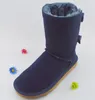 Hot Sale-kids adult EU25-43 Big size Low price new snow boots thick leather bow in the tube snow boots cotton shoes GAZELLE