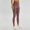 Pantalones de Yoga para mujer, mallas deportivas sólidas de cintura alta para correr, pantalones elásticos de secado rápido para Fitness, pantalones ajustados para entrenamiento de gimnasio para mujer 05