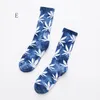 NEW Tiedyed Crew Socks cartoon plantlife socks for men women big children cotton skateboard hiphop leaf sport socks C64554084586