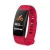 F64HR oxígeno de la sangre Monitor de pulsera inteligente de la presión arterial monitor de ritmo cardíaco rastreador de ejercicios inteligente Reloj Para Android iPhone iOS