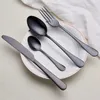 Flatvaruuppsättning Guldkotskedsked Fork Kniv Tea Spoon Moderföretagssats Rostfritt stål Middagsuppsättning Köksredskap 5 Färger7112405