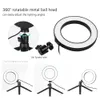 6 Inch Photo Studio lighting LED Ring Light 3200-5500k Photography Dimmable Ring Lamp With Tripod for Video,Makeup