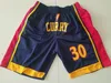 Nytt team vintage baseketball shorts blixtlåsficka som kör kläder världsmästare marinfärg just gjort storlek s-xxl