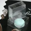 500 pcs/lot expédition rapide 5 cm boîte de Macaron en plastique transparent pour 1 Macarons Bomboniere faveurs boîtes à bonbons